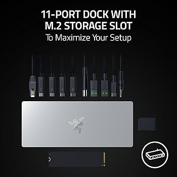 Amazon.com: Razer Thunderbolt 5 Dock: 11 Port Docking Station with